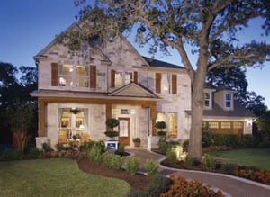 David Weekley Home One of David Weekley's homes in the Austin market