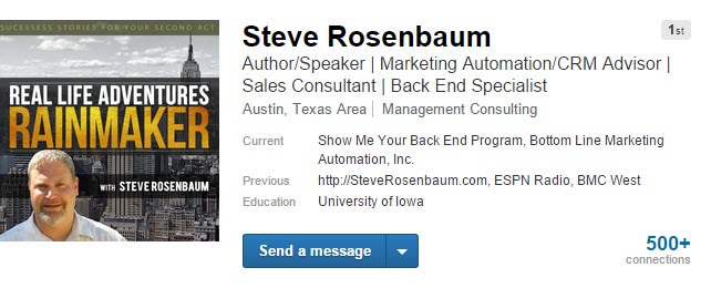 Steve Rosenbaum LinkedIn Open Networker