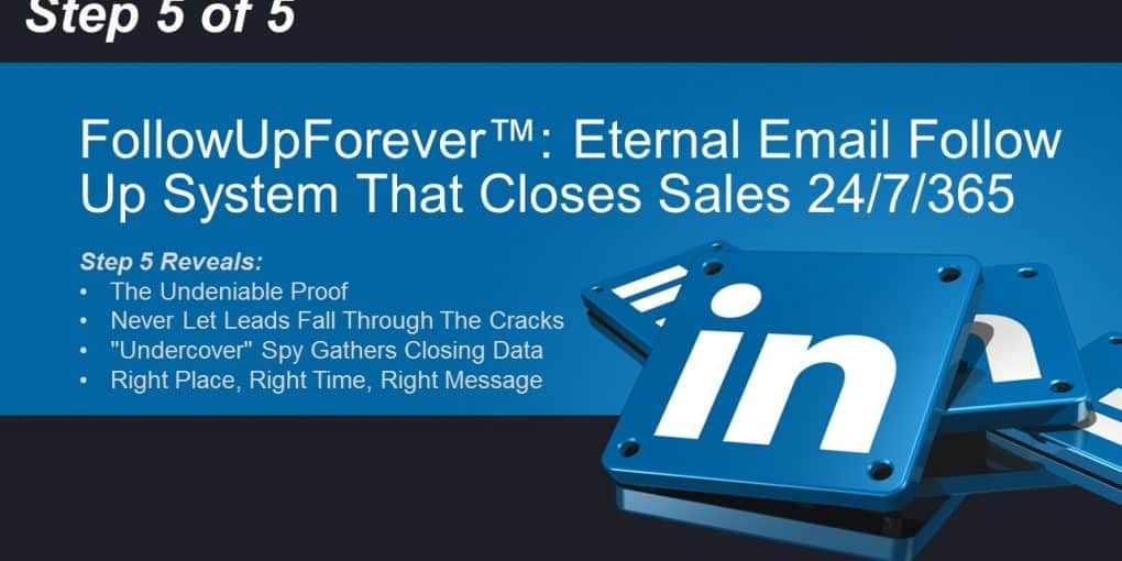 Proprietary email follow up system for sales people with CRMS